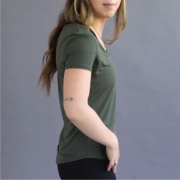 Zyia Pine Green Wanderer Short Sleeve T Short Sz M - Picture 4 of 7